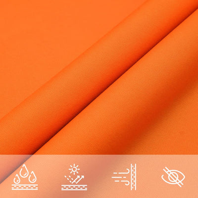 Aurinkopurje Oxford-kangas suorakaide 5x7 m oranssi