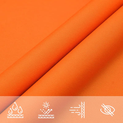 Aurinkopurje Oxford-kangas suorakaide 5x8 m oranssi