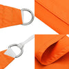 Aurinkopurje Oxford-kangas kolmio 2,5x2,5x3,5 m oranssi
