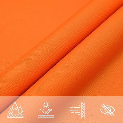 Aurinkopurje Oxford-kangas kolmio 3x4x5 m oranssi