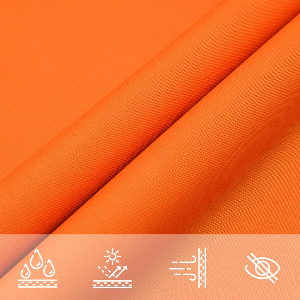 Aurinkopurje Oxford-kangas kolmio 3,5x3,5x4,9 m oranssi