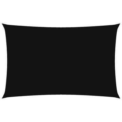 Musta aurinkopurje oxford-kangas suorakaide Larisia 2,5x5 m