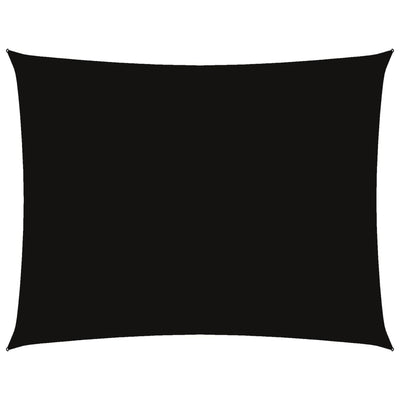 Musta aurinkopurje oxford-kangas suorakaide Larisia 3,5x4,5 m