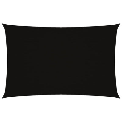 Musta aurinkopurje oxford-kangas suorakaide Larisia 4x7 m