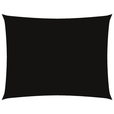 Musta aurinkopurje oxford-kangas suorakaide Larisia 5x7 m