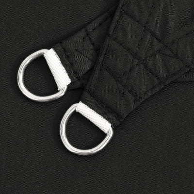 Musta aurinkopurje oxford-kangas suorakaide Larisia 5x7 m