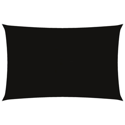 Musta aurinkopurje oxford-kangas suorakaide Larisia 5x8 m