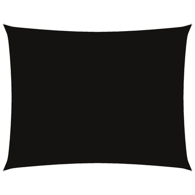 Musta aurinkopurje oxford-kangas suorakaide Larisia 6x8 m