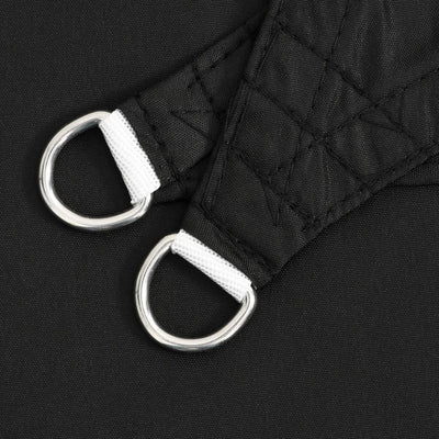 Musta aurinkopurje oxford-kangas suorakaide Larisia 6x8 m