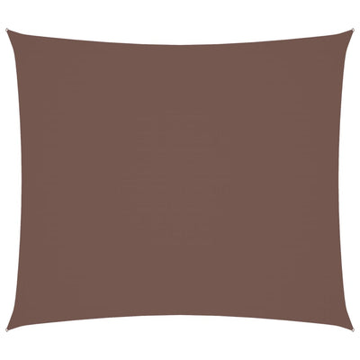 Ruskea aurinkopurje oxford-kangas suorakaide Larisia 2x2,5 m