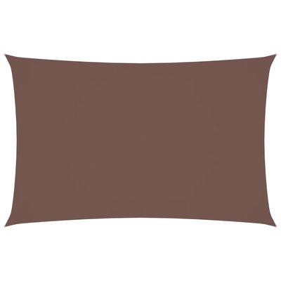 Ruskea aurinkopurje oxford-kangas suorakaide Larisia 2x4,5 m