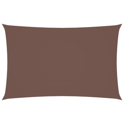 Ruskea aurinkopurje oxford-kangas suorakaide Larisia 2x5 m