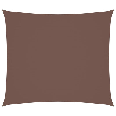 Ruskea aurinkopurje oxford-kangas suorakaide Larisia 2,5x3 m