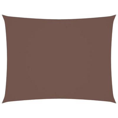 Ruskea aurinkopurje oxford-kangas suorakaide Larisia 2,5x3,5 m