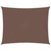 Ruskea aurinkopurje oxford-kangas suorakaide Larisia 4x6 m