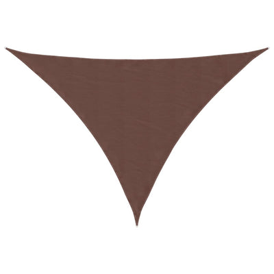 Aurinkopurje Oxford-kangas kolmio 2,5x2,5x3,5 m ruskea