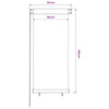 Rullaverho ulkotiloihin 65(L)x140(K) cm tummanvihreä HDPE