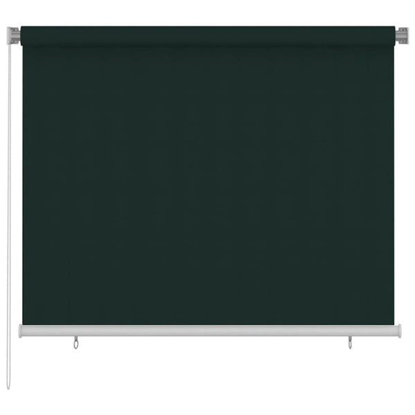 Rullaverho ulkotiloihin 185(L)x140(K) cm tummanvihreä HDPE