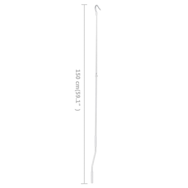 313299 vidaXL Replacement Hand Crank for Awning 150 cm