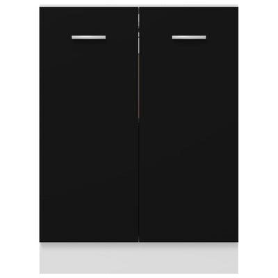 Alakaappi musta 60x46x81,5 cm tekninen puu