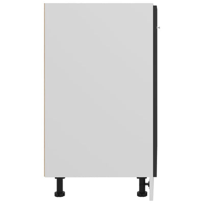 Alakaappi musta 60x46x81,5 cm tekninen puu