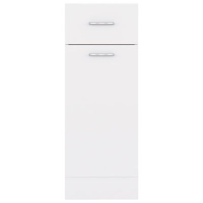 Valkoinen alalipastokaappi Pompilas 30x46x81,5cm (puinen)