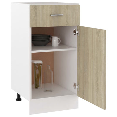 Alalipastokaappi Sonoma-tammi 40x46x81,5 cm lastulevy