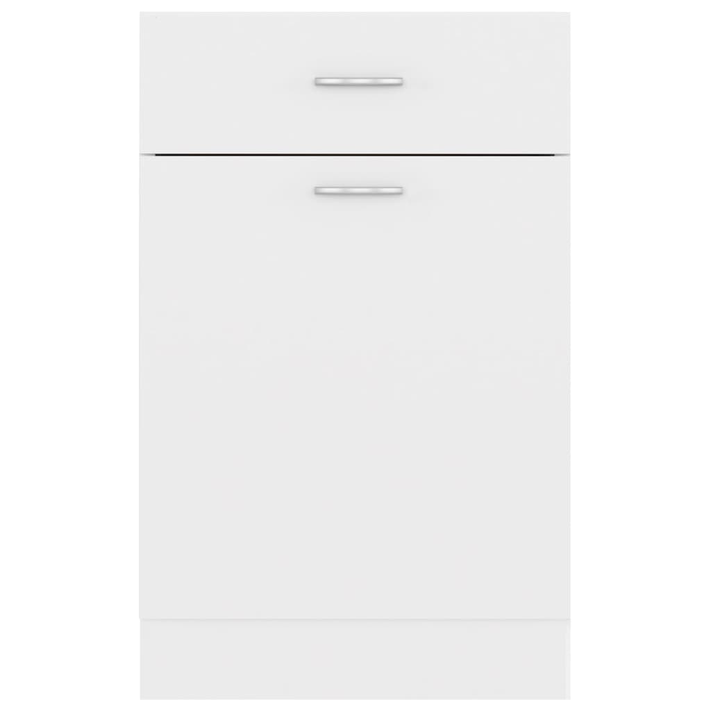 Valkoinen alalipastokaappi Pompilas 50x46x81,5cm (puinen)