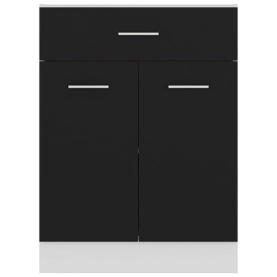 Musta alalipastokaappi Pompilas 60x46x81,5cm (puinen)