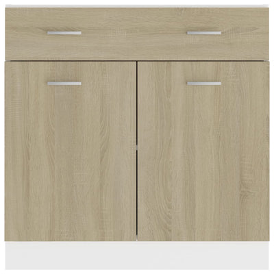 Alalipastokaappi Sonoma-tammi 80x46x81,5 cm tekninen puu