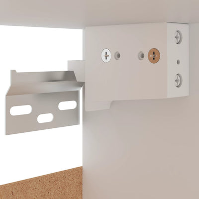 Musta seinäkaappi Pompilas 50x31x60cm (puinen)