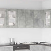 Riippukaappi "Lyon" betoninharmaa 60x31x60 cm tekninen puu