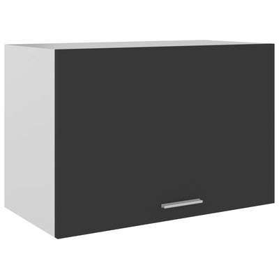 Seinäkaappi harmaa 60x31x40 cm tekninen puu