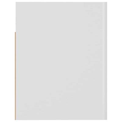 Valkoinen seinäkaappi Pompilas 60x31x40cm (korkeakiilto, puinen)