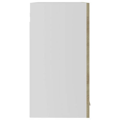 Sonoma-tammi seinäkaappi lasilla Pompilas 60x31x60cm (puinen)