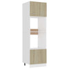 Mikroaaltouunin kaappi Sonoma-tammi 60x57x207 cm tekninen puu