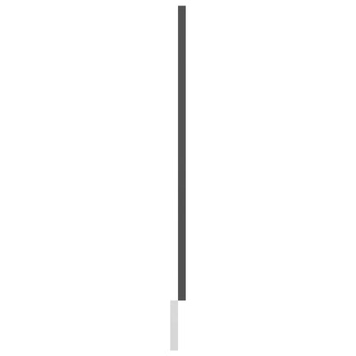 Astianpesukoneen paneeli harmaa 45x3x67 cm lastulevy