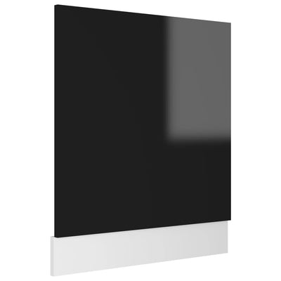 Astianpesukoneen paneeli kork.kiil. musta 59,5x3x67cm lastulevy