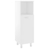 Valkoinen kylpyhuonekaappi Alecolina 30x30x95cm (puinen)