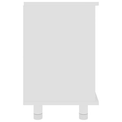 Kylpyhuonekaappi valkoinen 60x32x53,5 cm tekninen puu