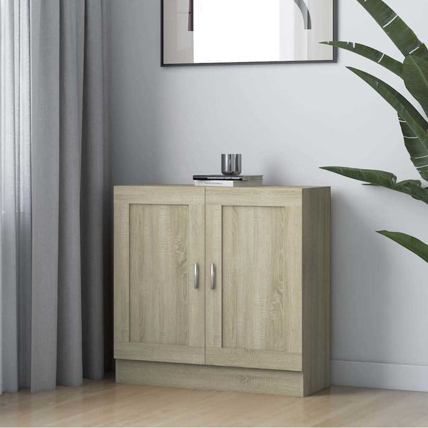 Kirjahylly Sonoma-tammi 82,5x30,5x80 cm tekninen puu