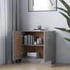 Kirjahylly betoninharmaa 82,5x30,5x80 cm tekninen puu