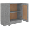 Kirjahylly betoninharmaa 82,5x30,5x80 cm tekninen puu
