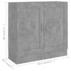 Kirjahylly betoninharmaa 82,5x30,5x80 cm tekninen puu
