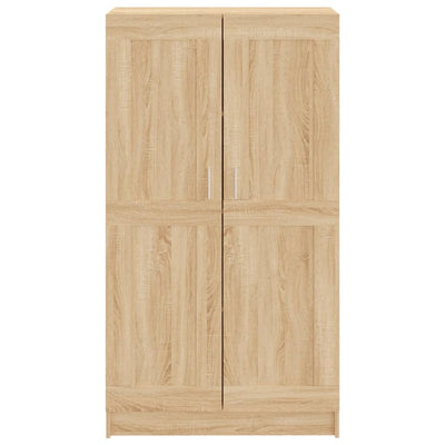 Kirjahylly Sonoma-tammi 82,5x30,5x150 cm tekninen puu