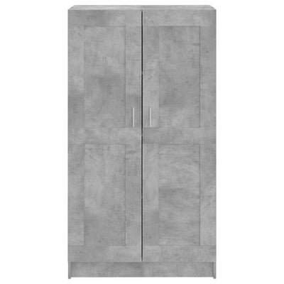Kirjahylly betoninharmaa 82,5x30,5x150 cm lastulevy