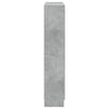 Kirjahylly betoninharmaa 82,5x30,5x150 cm lastulevy