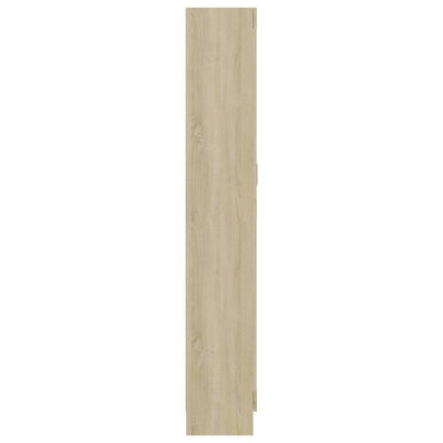Kirjahylly Sonoma-tammi 82,5x30,5x185,5 cm tekninen puu