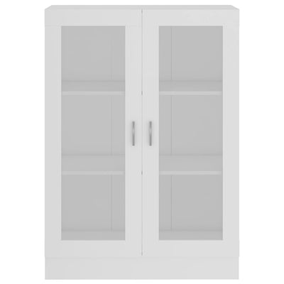 Valkoinen vitriinikaappi Mable 82,5x30,5x115cm (puinen)