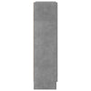 Vitriinikaappi betoninharmaa 82,5x30,5x115 cm tekninen puu